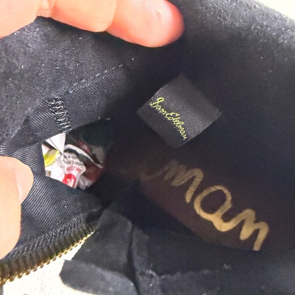 Sam Edelman Louie Black Suede Fringe Booties Women's 9.5 Western Ankle Boots - Picture 8 of 12